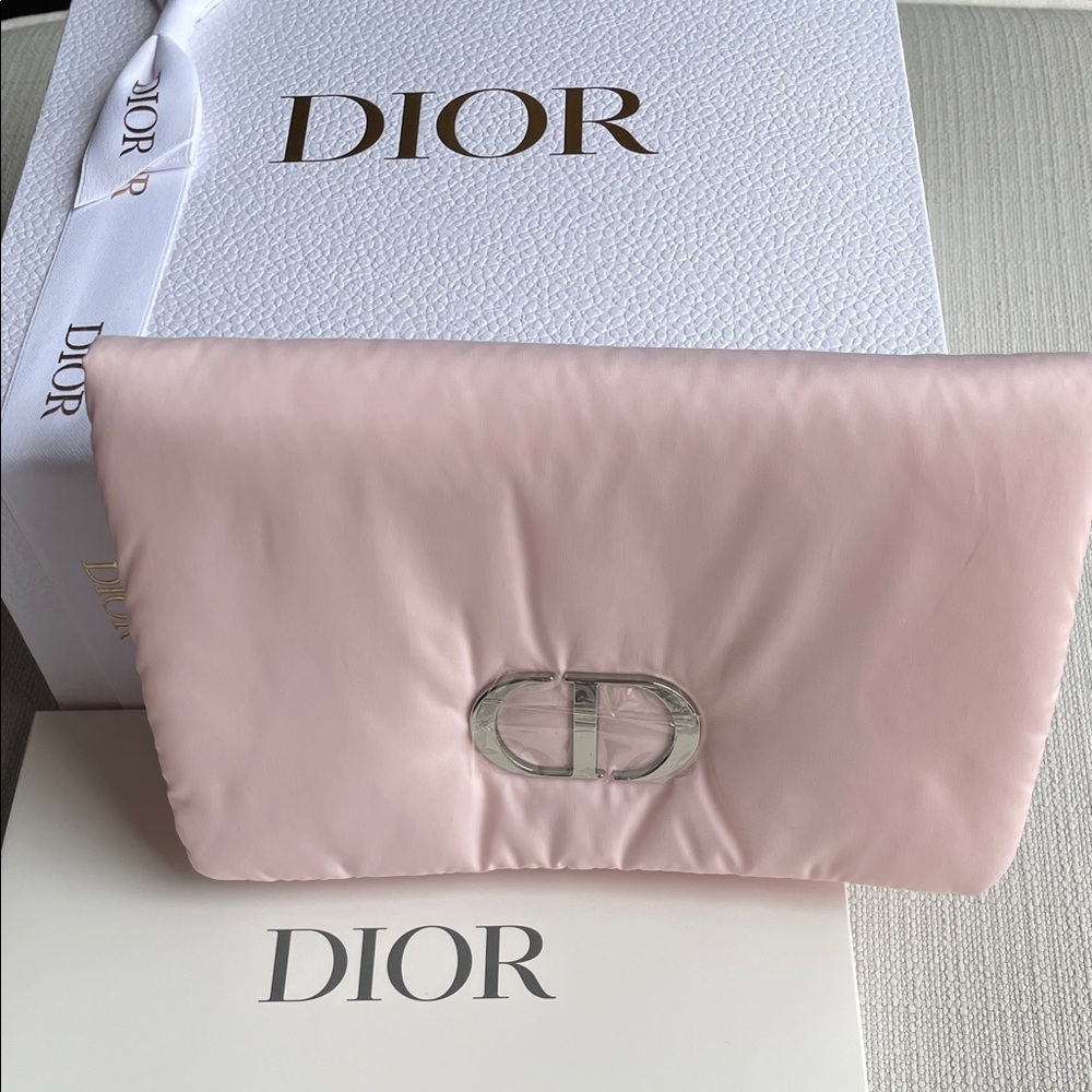 Dior ballet pink puffy Trousse beauty Pouch - Picture 7 of 15